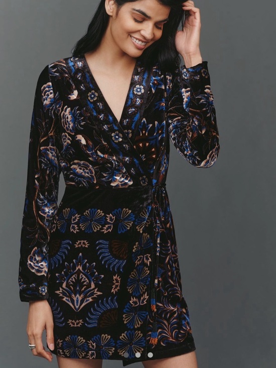 FARM Rio Dresses & Skirts - Farm Rio Arabesque Wrap Mini Dress NWT